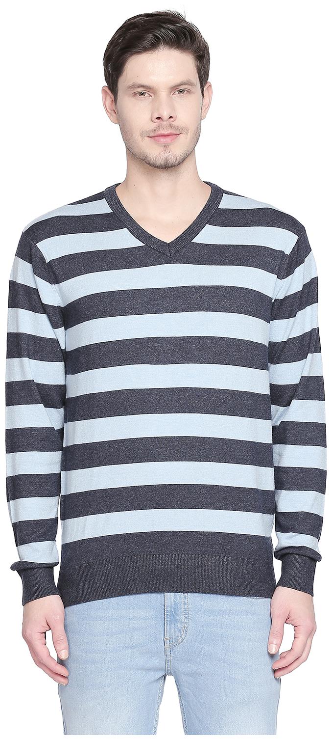 

Byford By Pantaloons Blended Men Blue Pullover