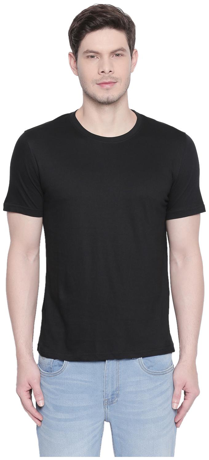 

Byford By Pantaloons Men Black Regular fit Cotton Round neck T-Shirt - Pack Of 1