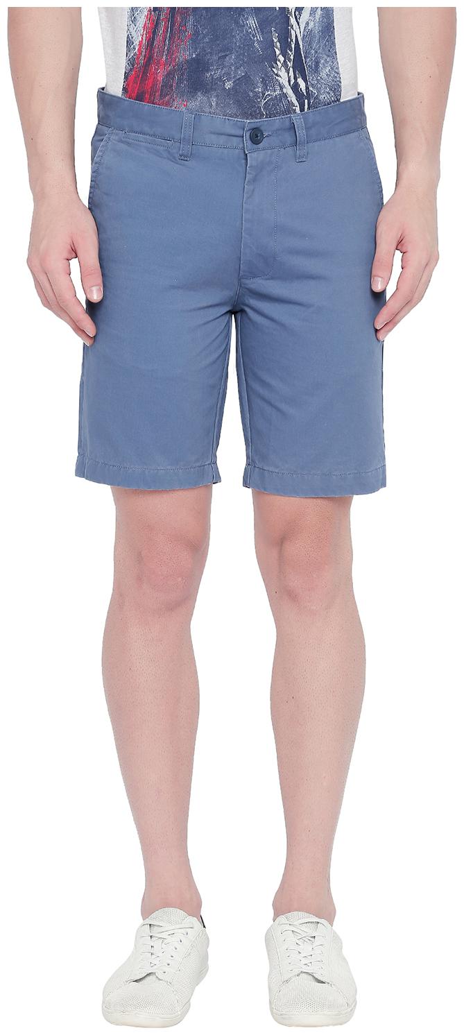 

Byford by Pantaloons Men Blue Slim Fit Regular Shorts