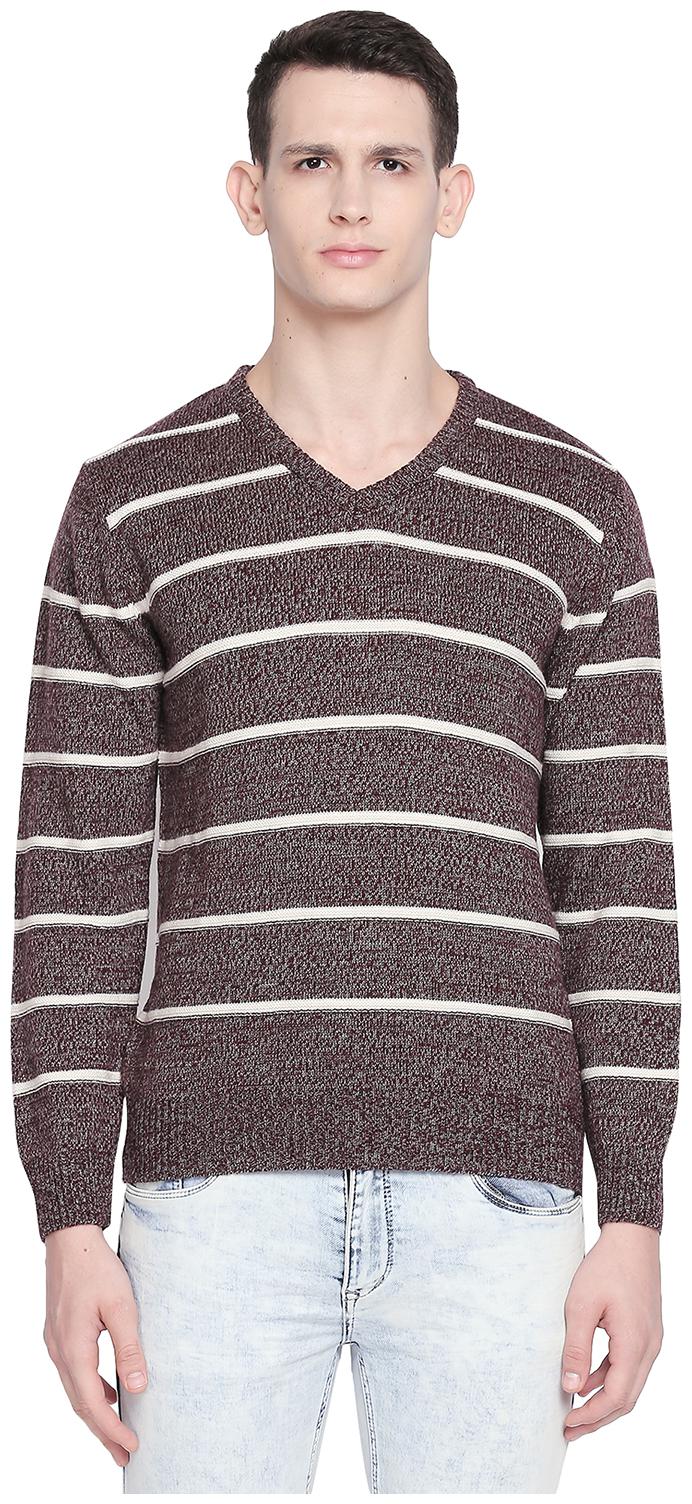 

Byford By Pantaloons Blended Men Maroon Pullover