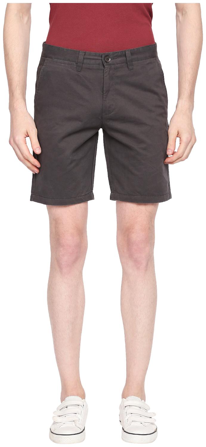 

Byford by Pantaloons Men Grey Regular Fit Regular Shorts