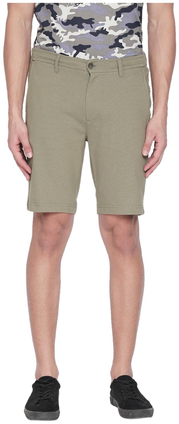 

Byford By Pantaloons Men Green Slim Fit Regular Shorts