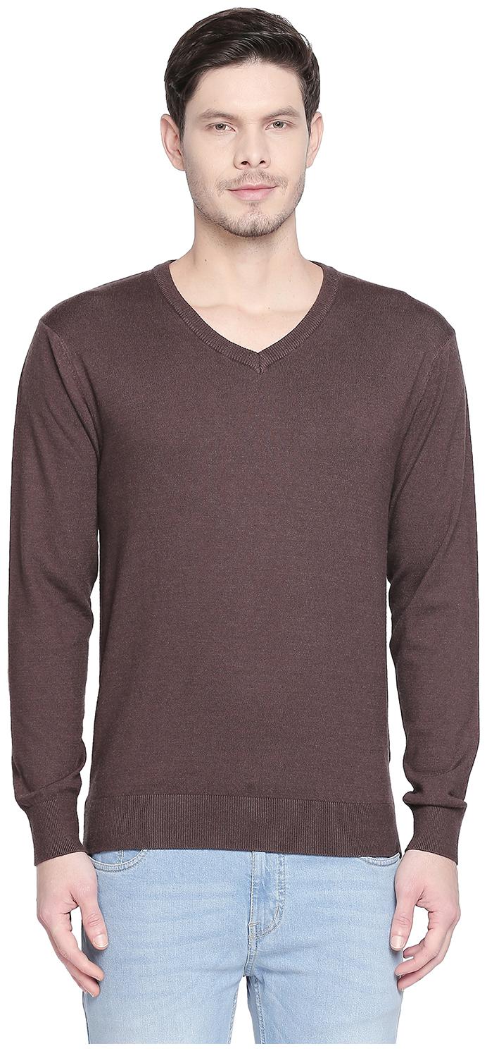 

Byford By Pantaloons Blended Men Brown Pullover