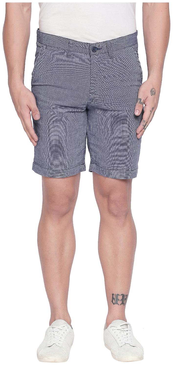 

Byford By Pantaloons Men Blue Slim Fit Regular Shorts