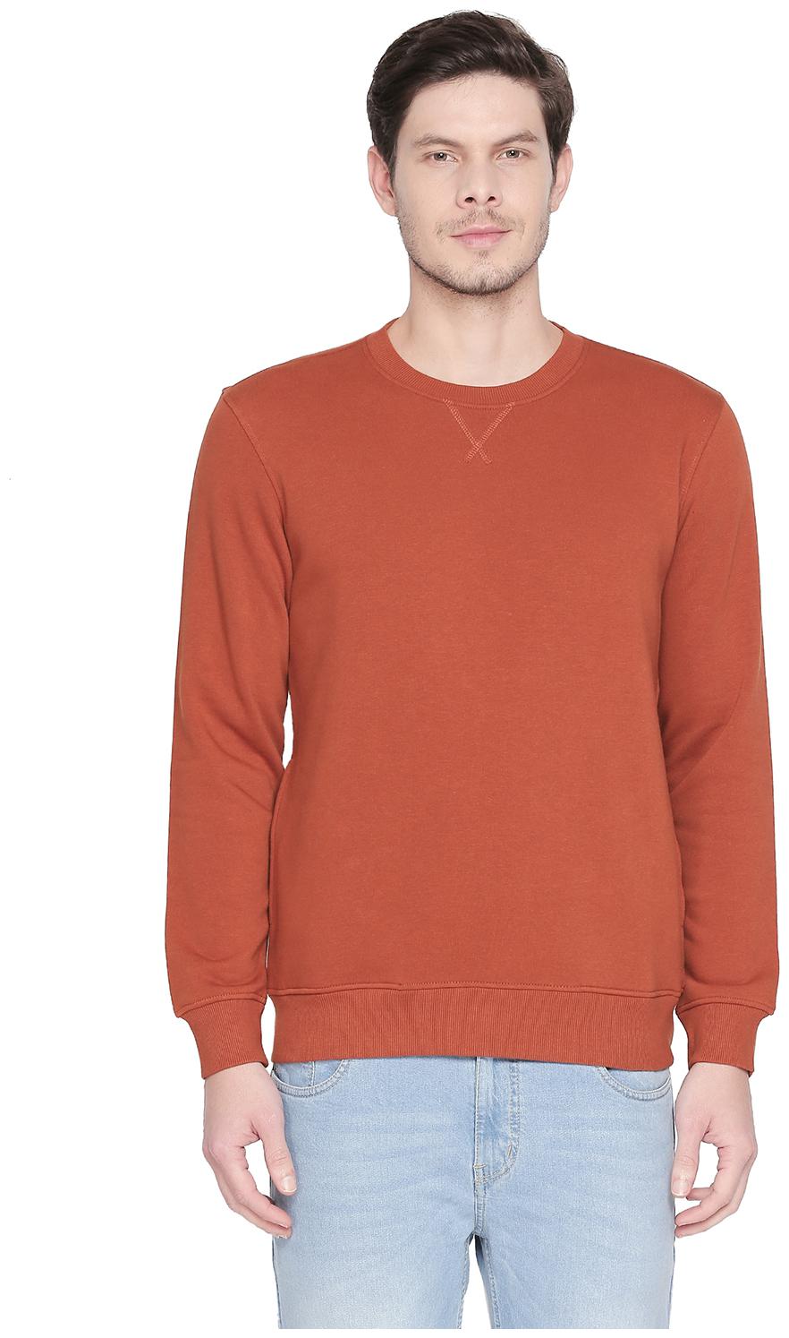 

Byford By Pantaloons Blended Solid Men Maroon Sweatshirt