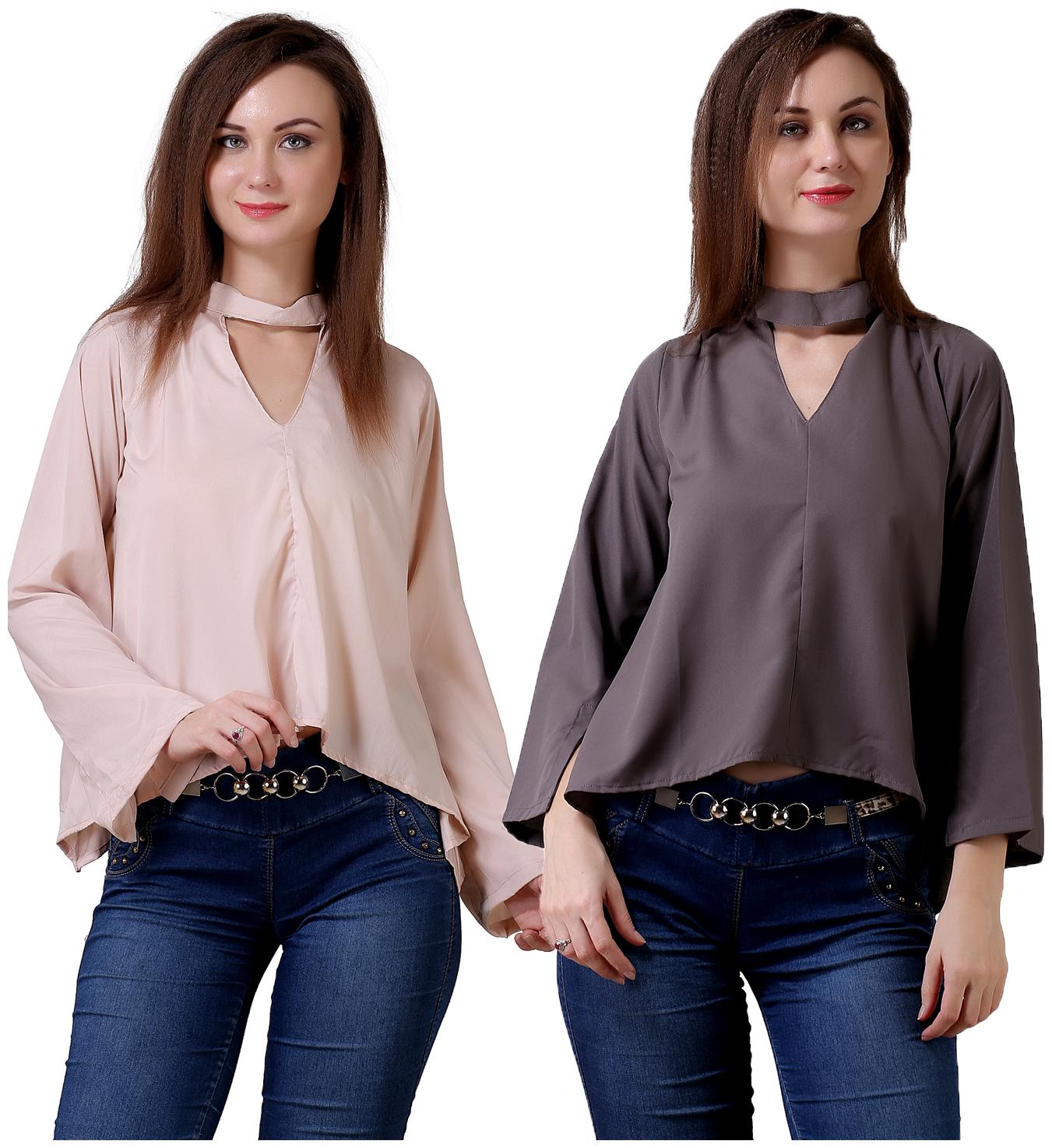 

C Cozami Women Solid Regular top - Multi