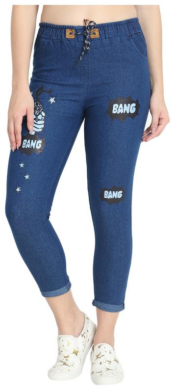 

C Cozami Women Blue Straight fit Jegging