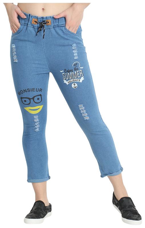 

C Cozami Women Blue Relaxed fit Jegging