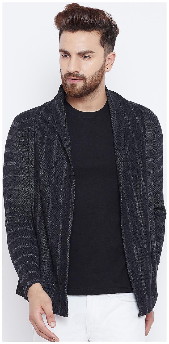 

Camey Men Black Solid Bomber jacket