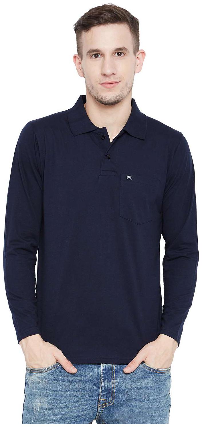 

Camey Men Navy blue Regular fit Cotton Polo collar T-Shirt - Pack Of 1