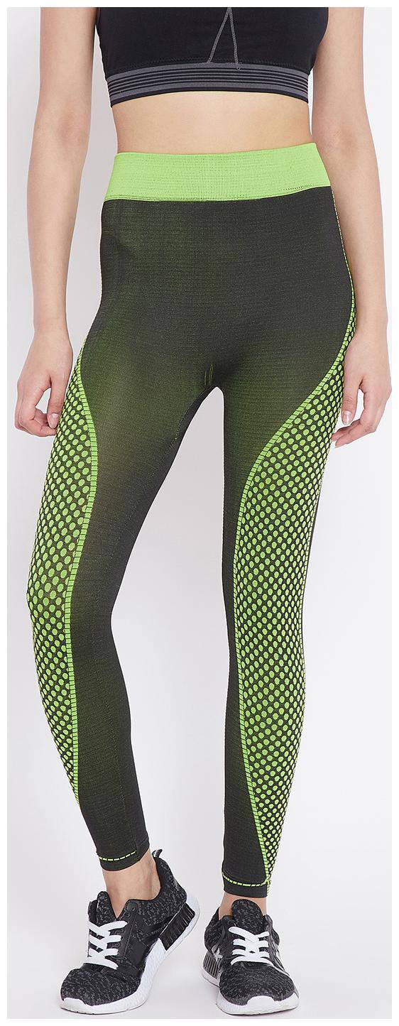 Camey Solid Tights - Green