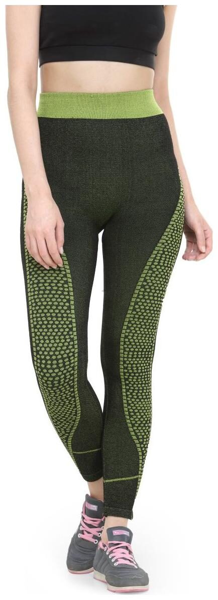 

Camey Printed Tights - Black
