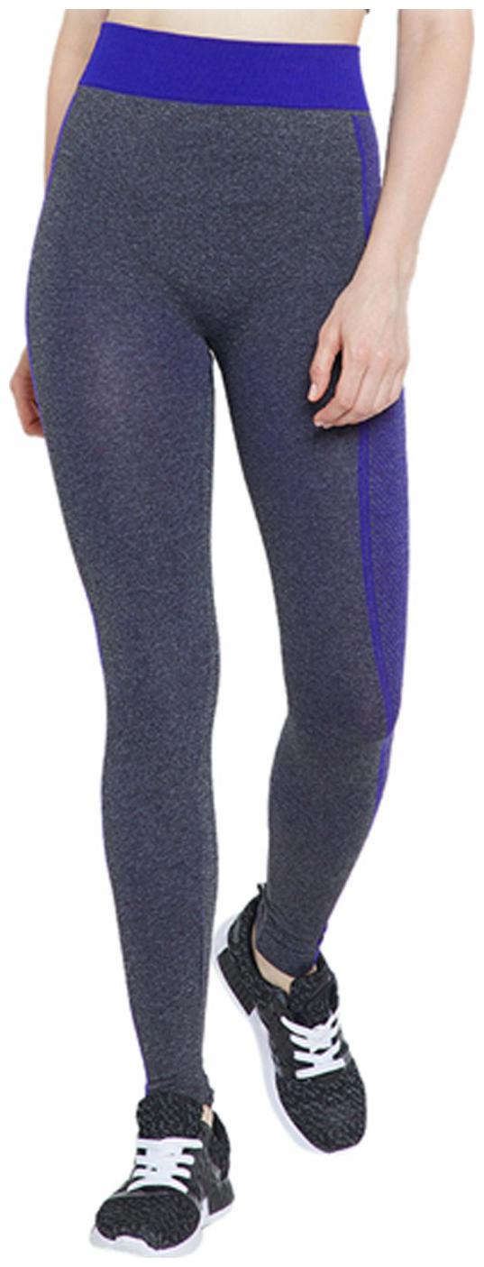 

Camey Women Slim fit Cotton Self design Track pants - Blue
