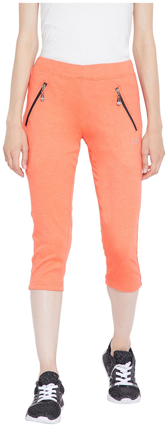 

Camey Women Solid Regular capri - Orange