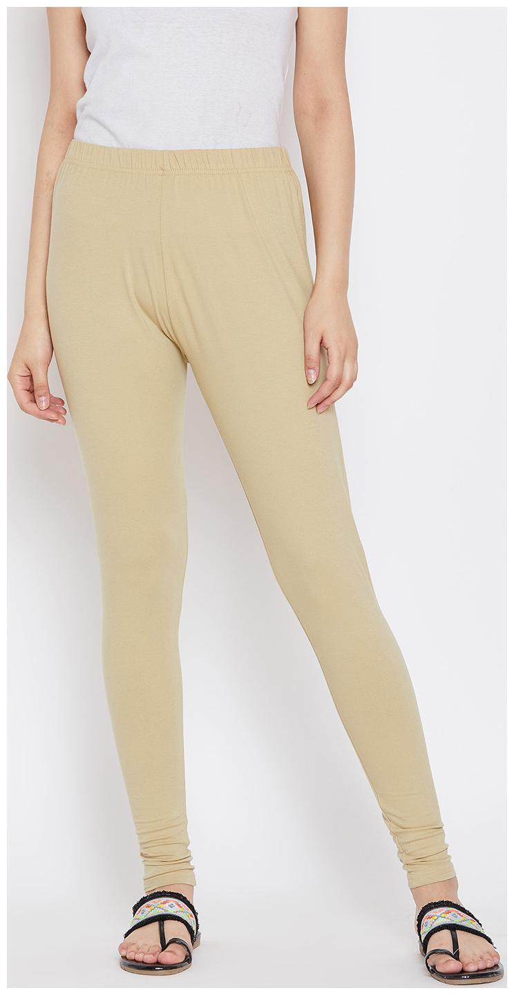 

Camey Women Ankle Length Cotton Lycra Legging Beige