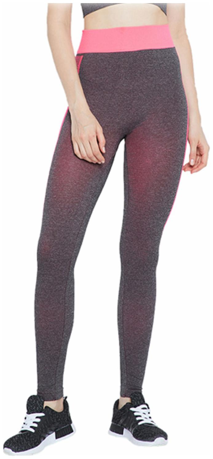 

Camey Women Slim fit Polyester Self design Track pants - Grey