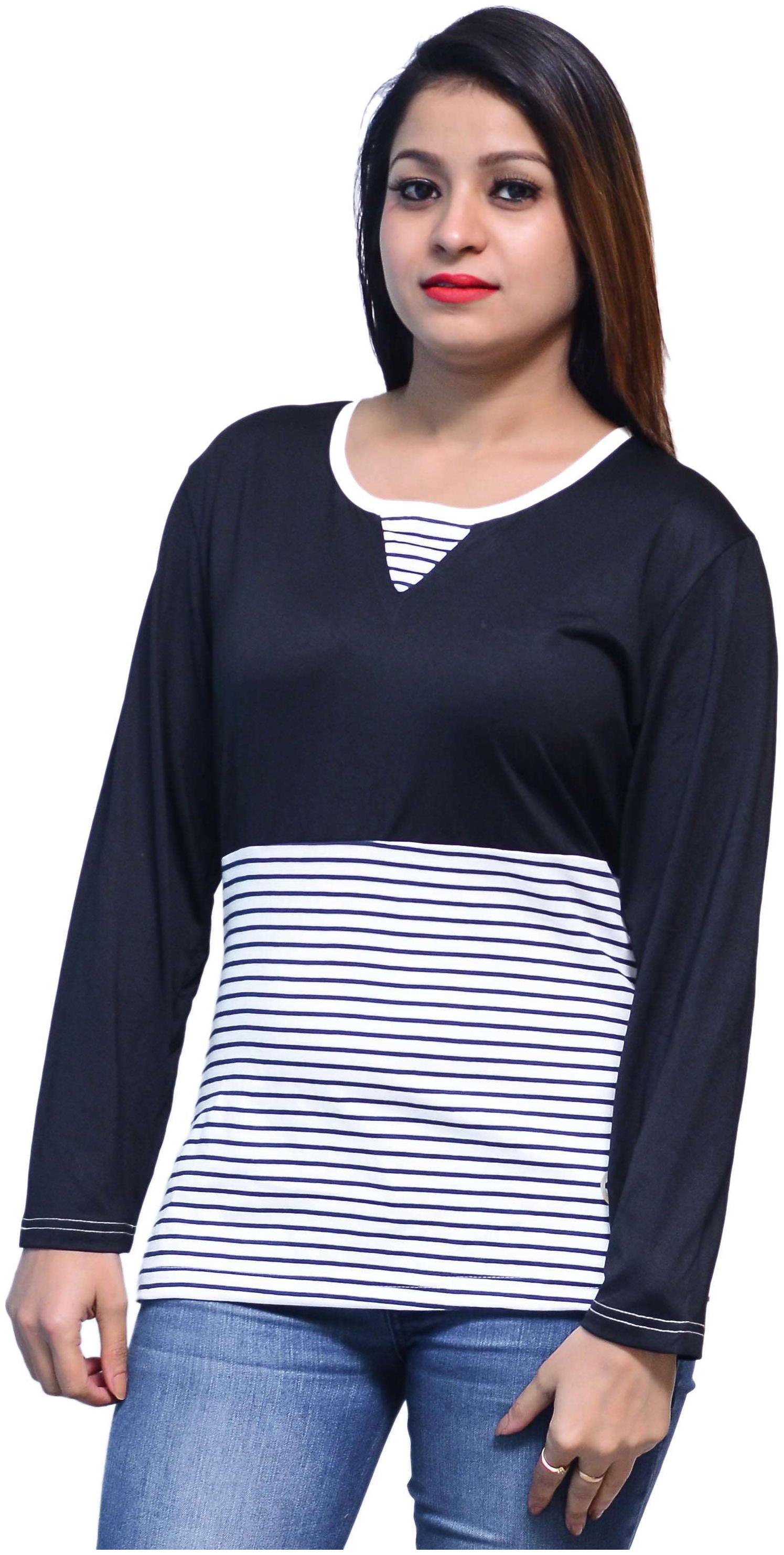 

CAMILLA MAX Women Multi Slim fit V neck Polyester Tank top