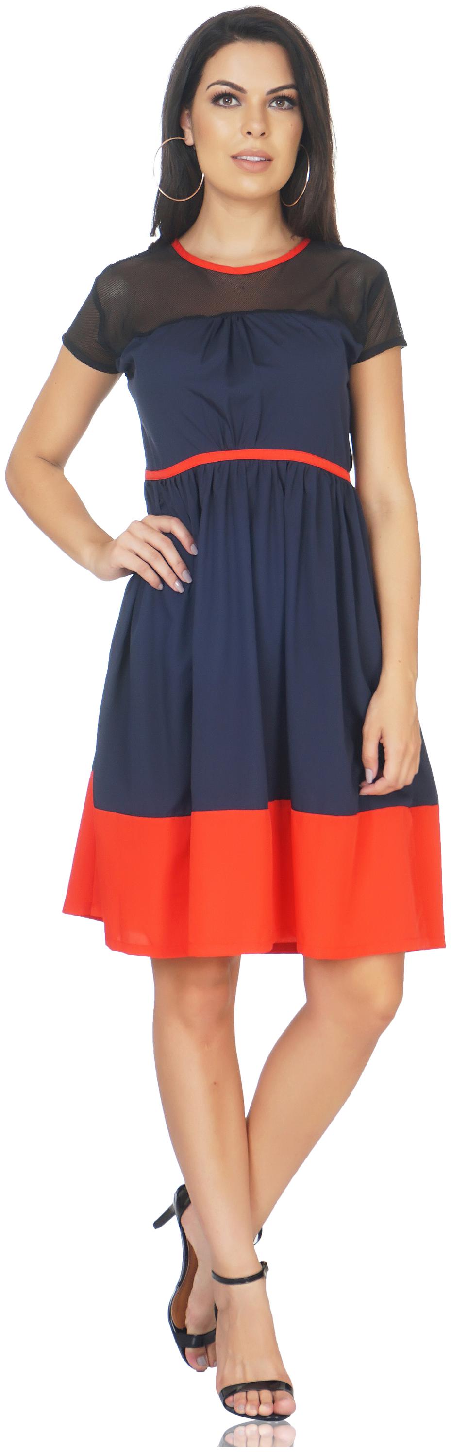 

CAMILLA MAX Multi Solid A-line dress