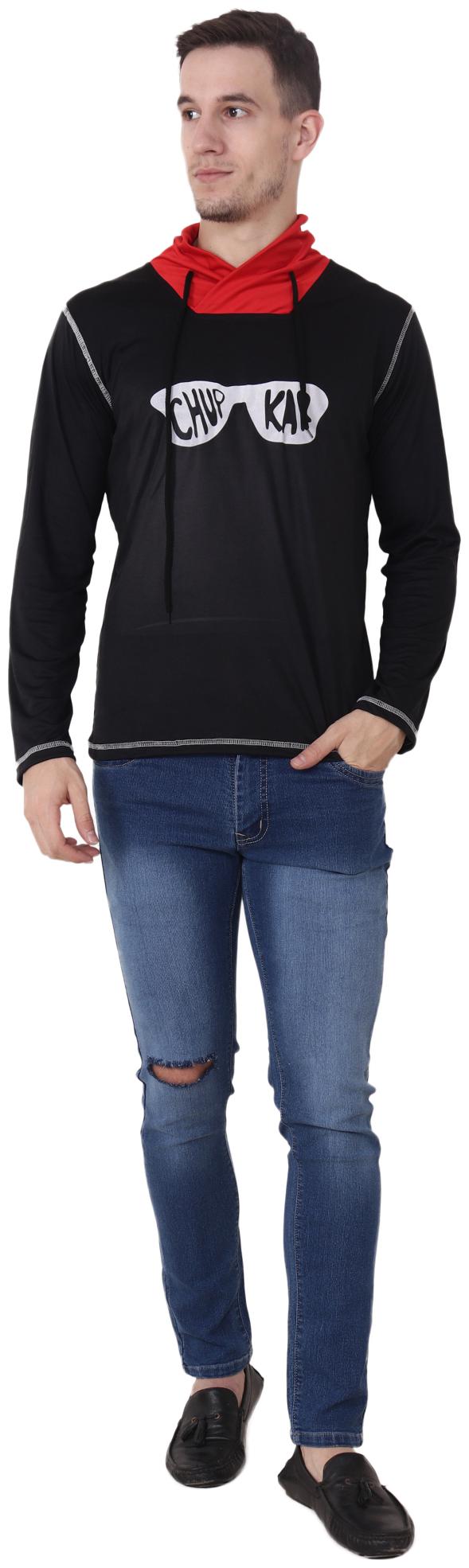 

Camilla Max Balck Colour High Neck Full Sleeve Print Sweater Boy s And Men s