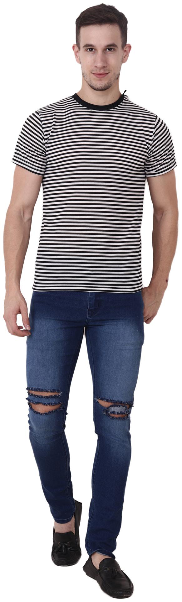 

camilla max Multicolour T-Shirt Round Neck Half Sleeve casual T-Shirt for Men s