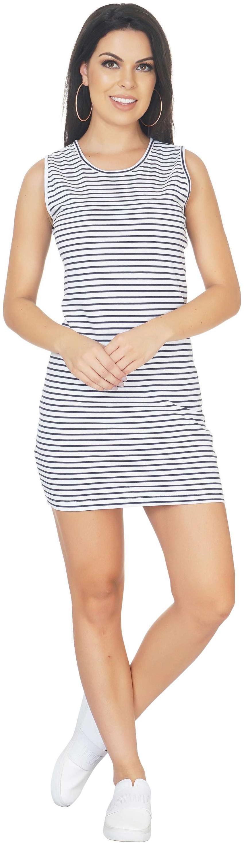 

CAMILLA MAX Multi Striped Fit flare dress