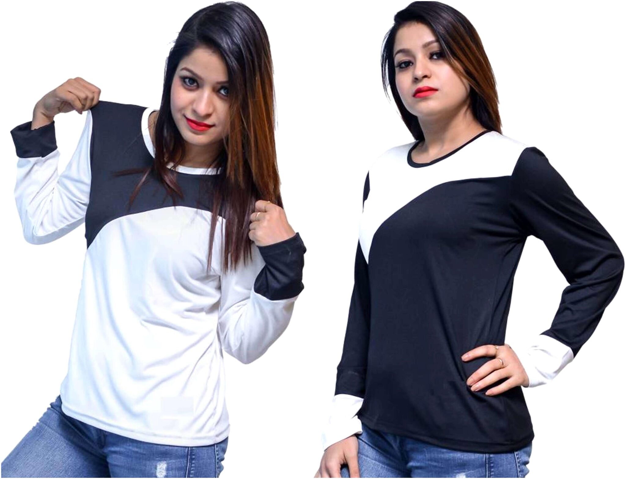 

CAMILLA MAX Women Multi Regular fit Round neck Cotton T shirt