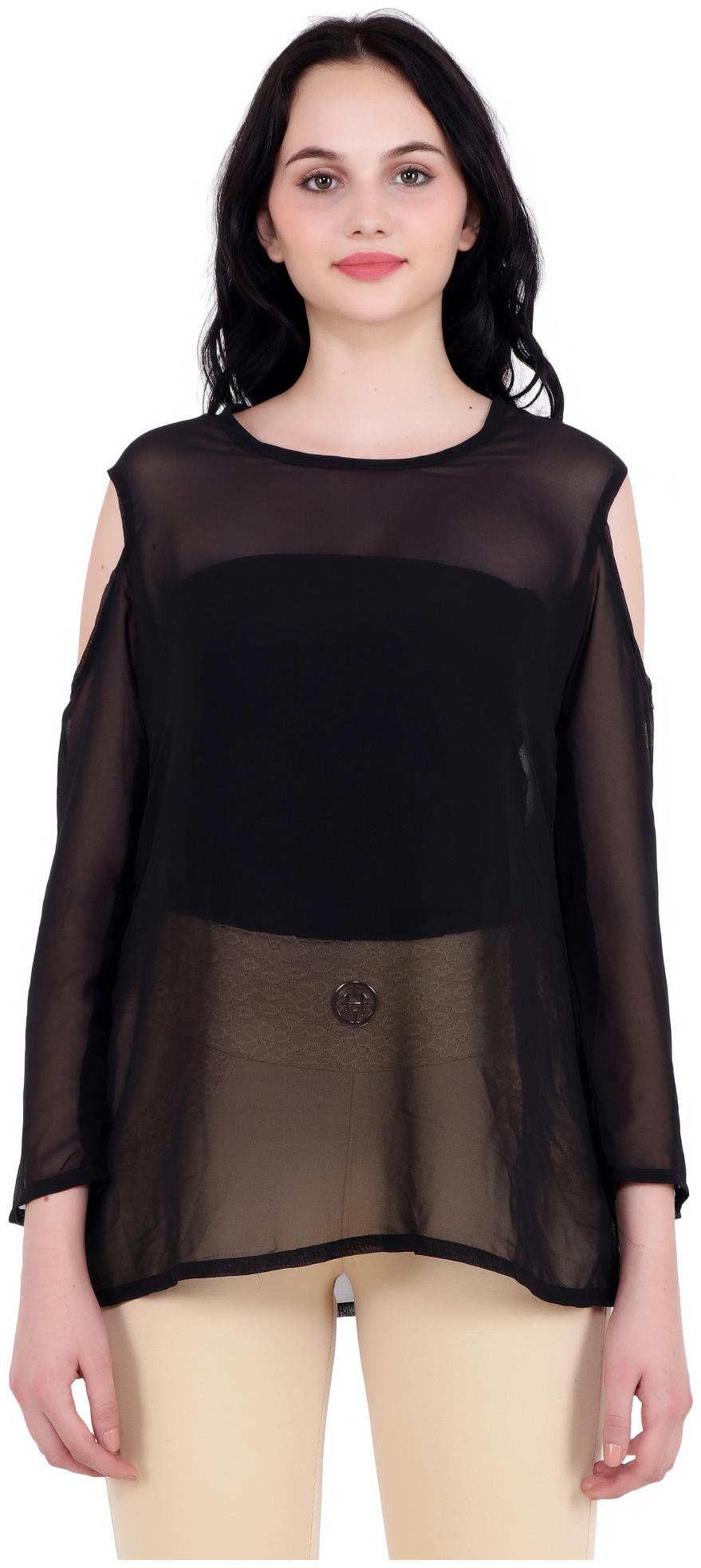 

Camilla Max 3 4 Sleeve Black Color Casual Top for Girl s and Women s
