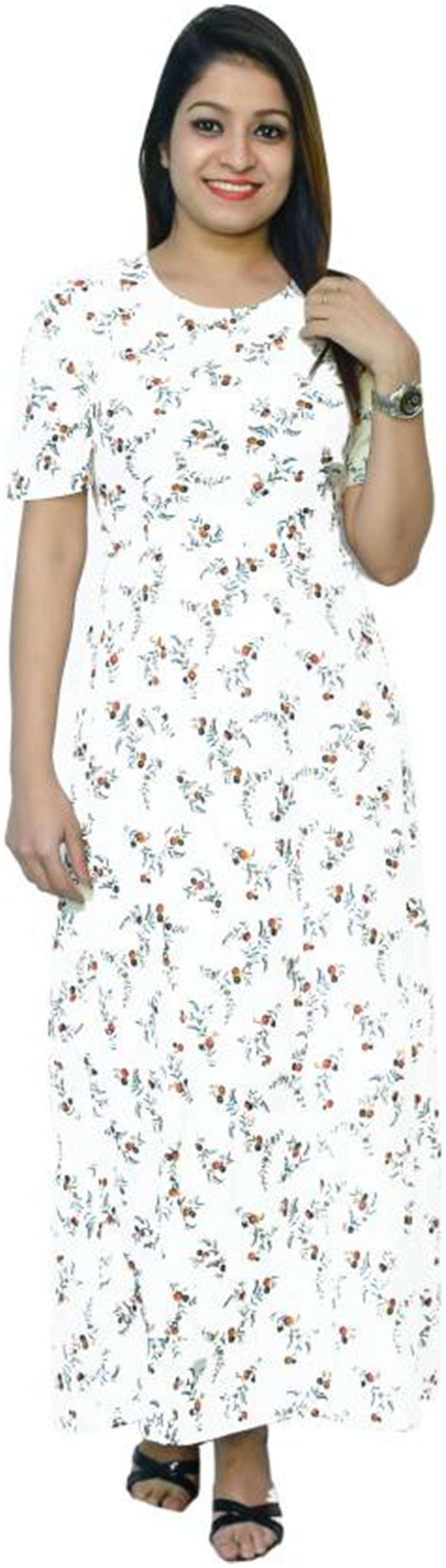 

CAMILLA MAX White Printed Wrap dress