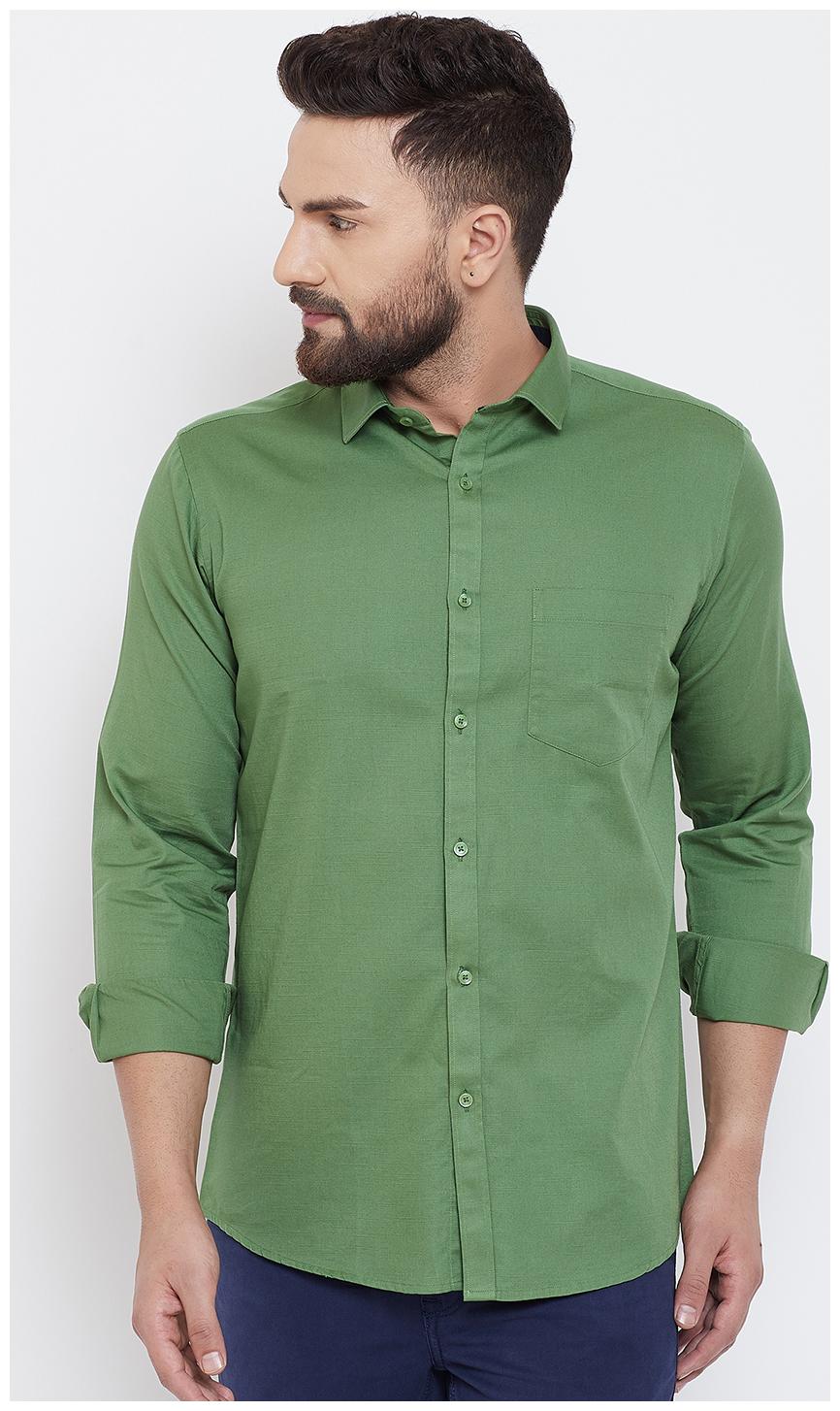 

CANARY LONDON Men Slim fit Formal Shirt - Green
