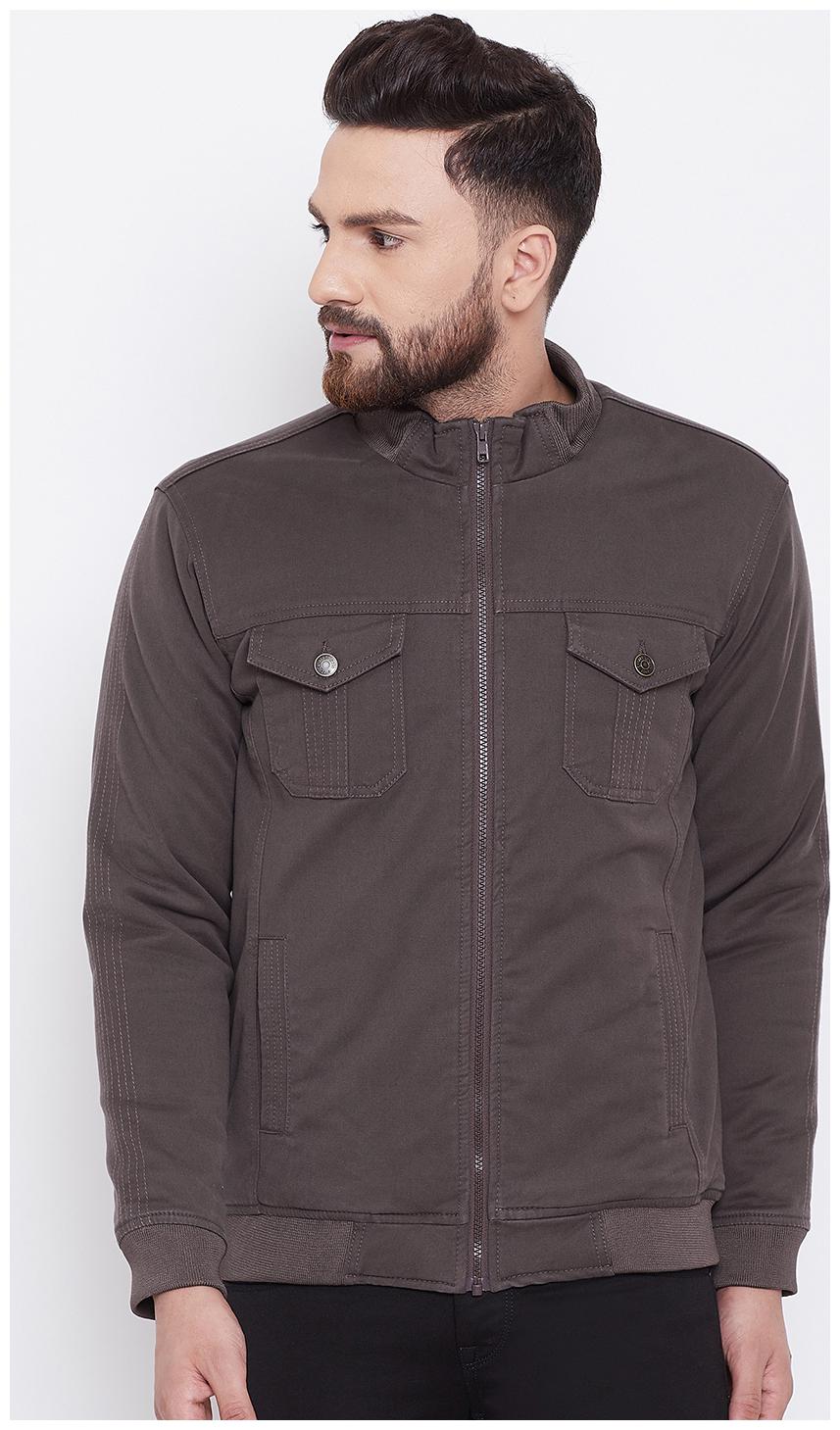 

CANARY LONDON Men Brown Solid Bomber jacket