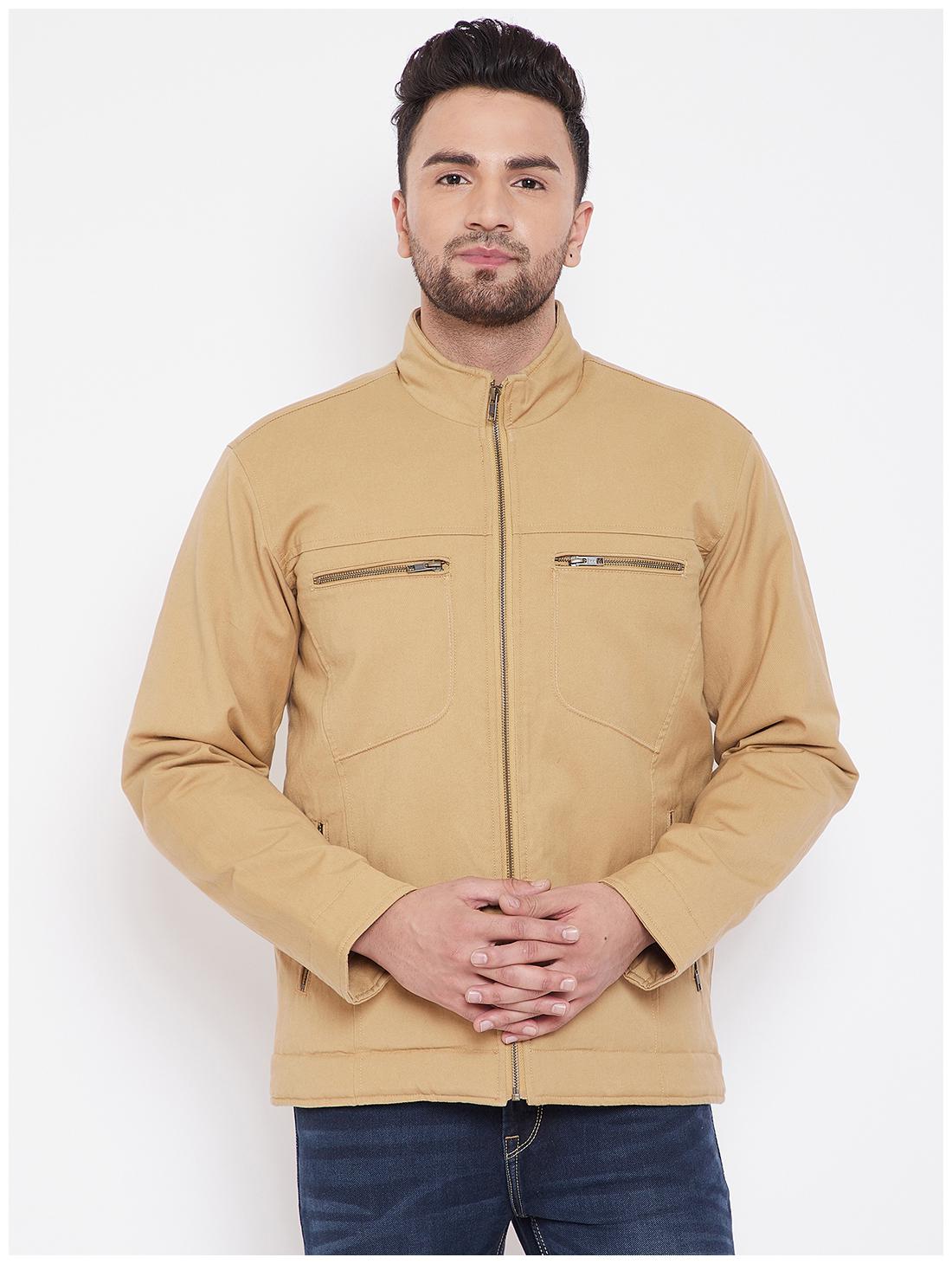 

Canary London Beige Solid Jacket