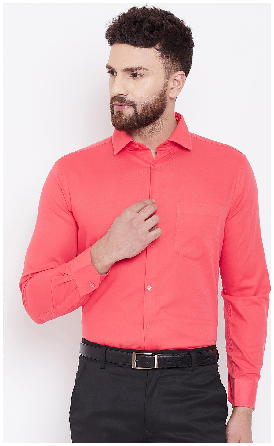 

CANARY LONDON Men Slim fit Formal Shirt - Red