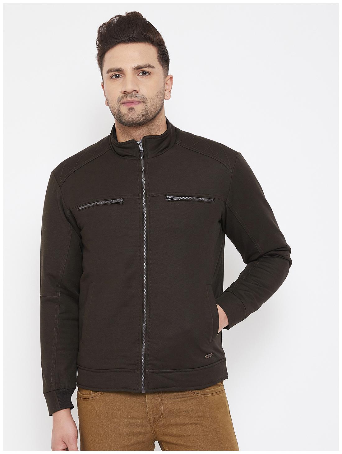 

CANARY LONDON Men Brown Solid Bomber jacket