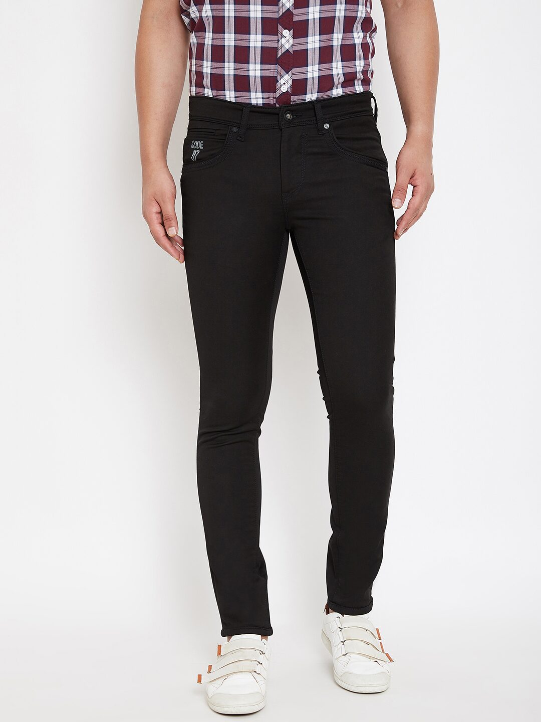 

CANARY LONDON Men Black Skinny Fit Jeans