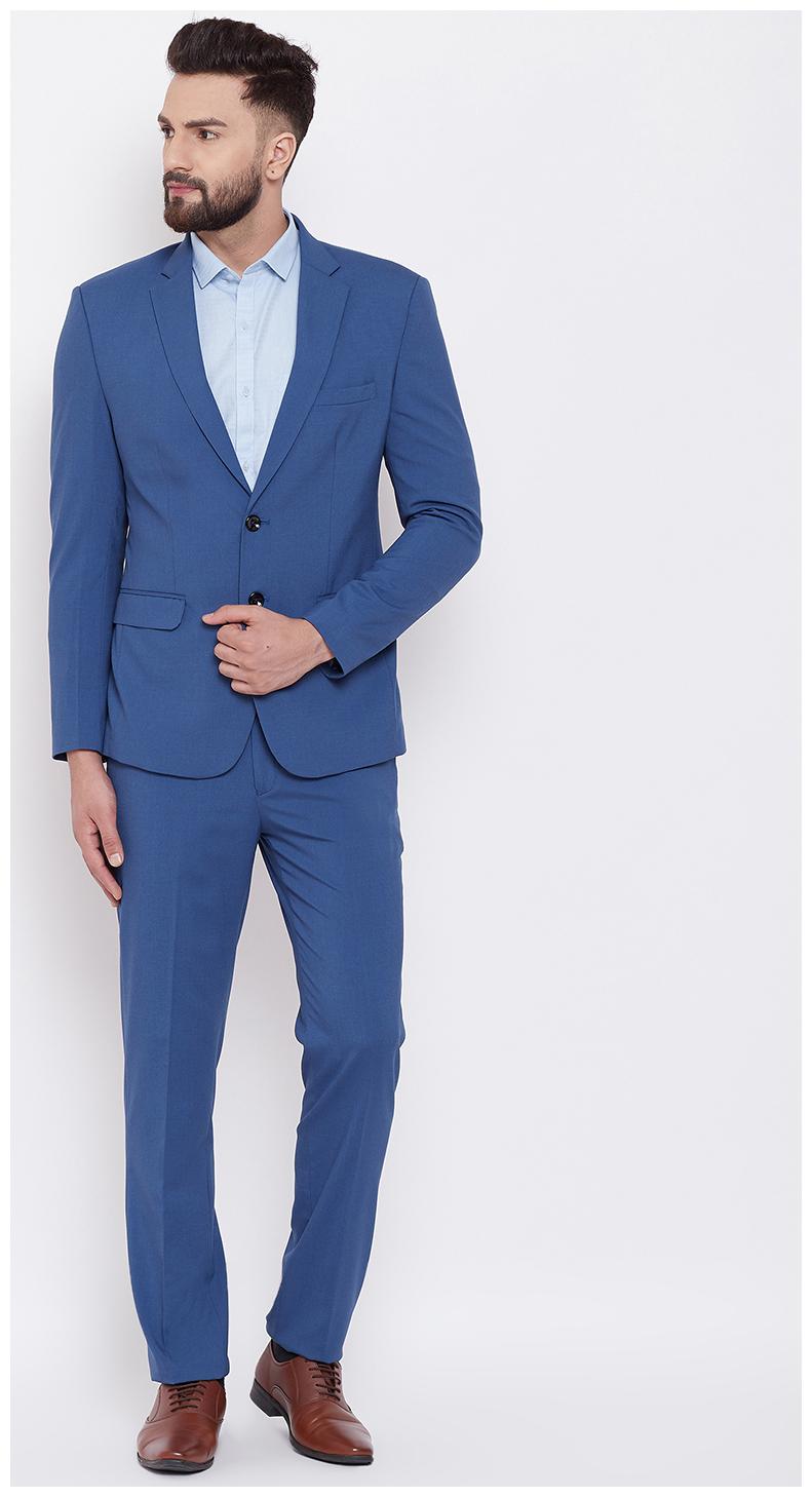 

CANARY LONDON Men Polyester Suit Blue color