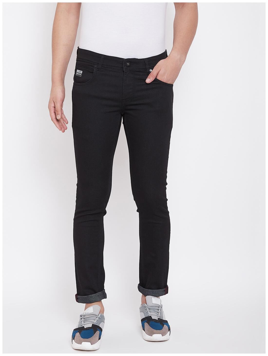 

CANARY LONDON Men Black Skinny Fit Jeans