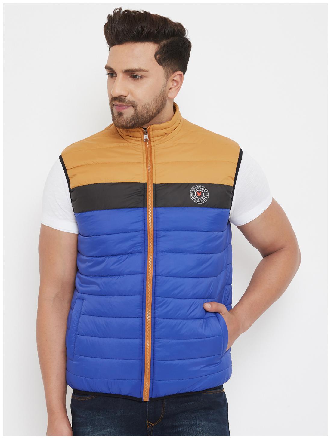 

CANARY LONDON Men Multi Colorblocked Quilted jacket