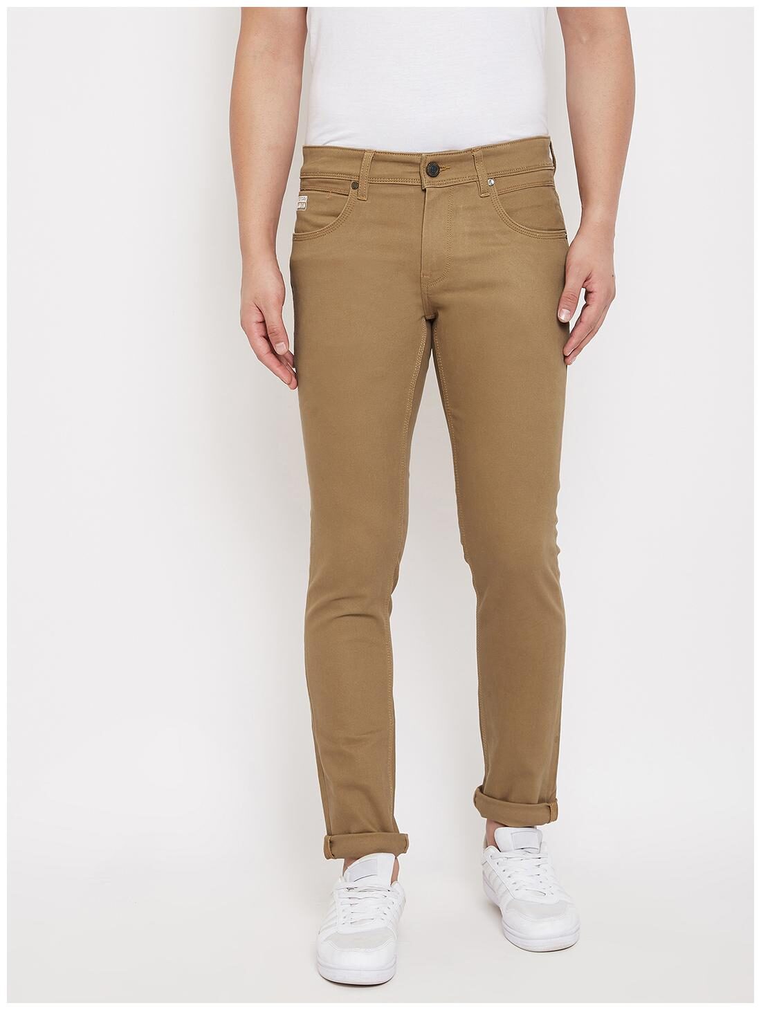 

CANARY LONDON Men Beige Skinny Fit Jeans