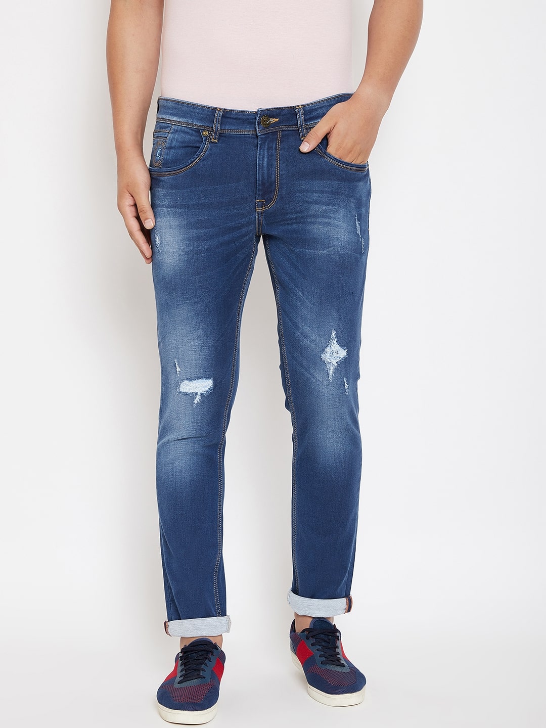 

CANARY LONDON Men Blue Skinny Fit Jeans