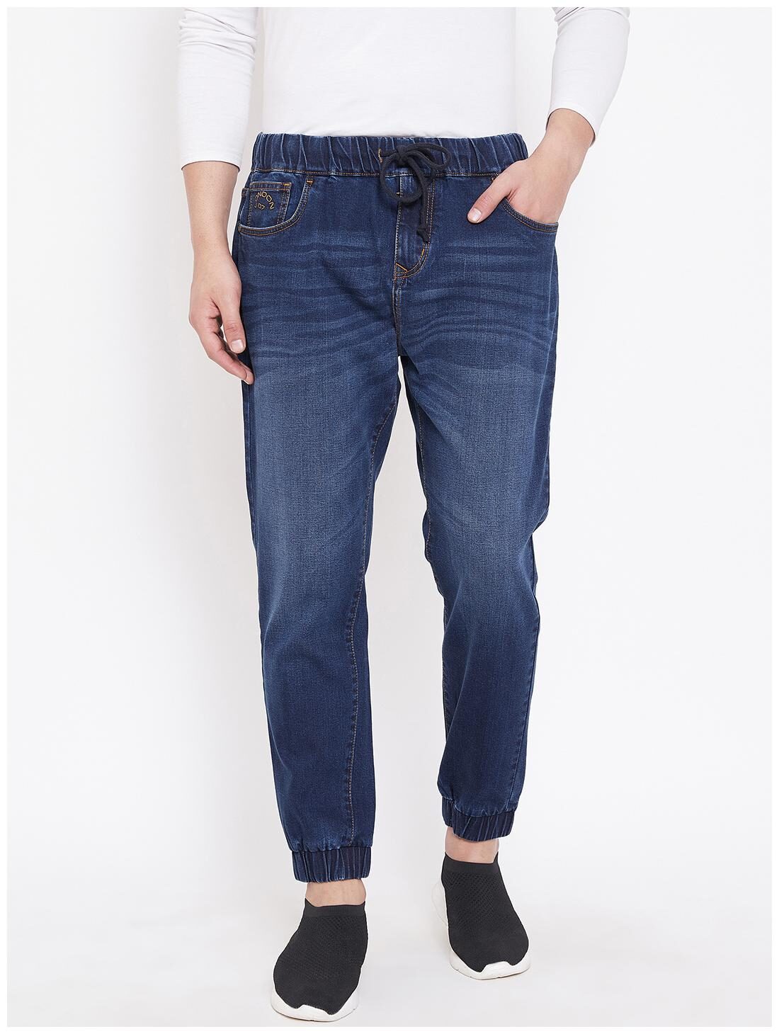 

CANARY LONDON Men Blue Jogger Jeans