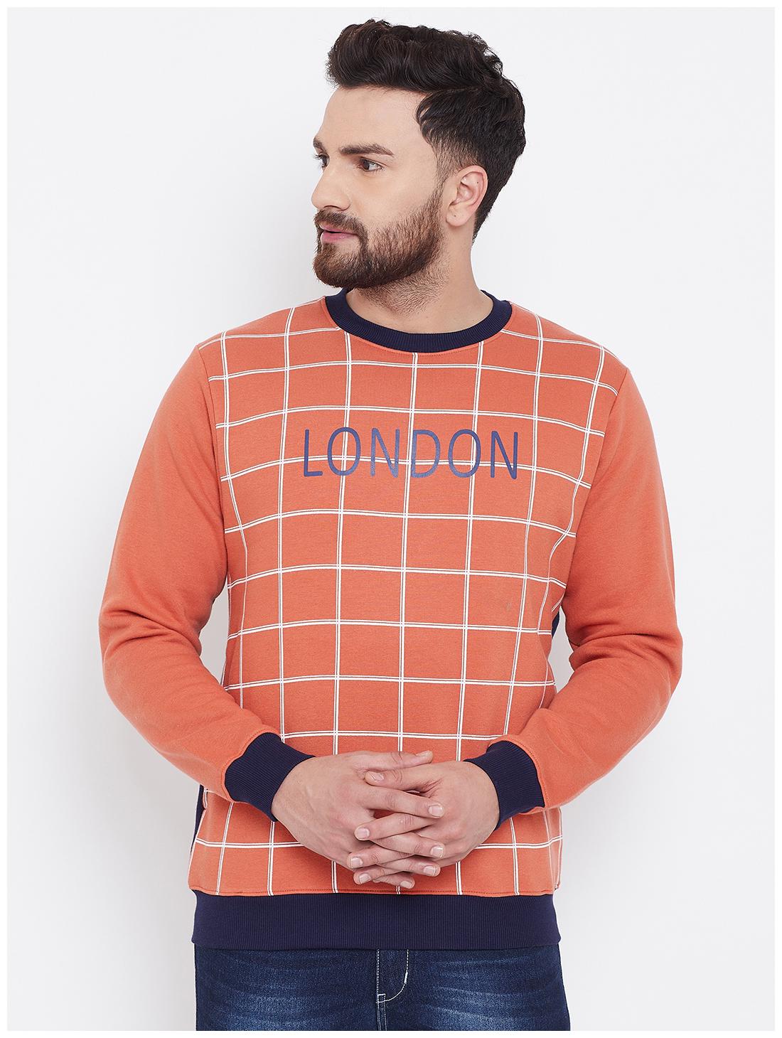 

CANARY LONDON Men Pink Round neck Sweatshirt