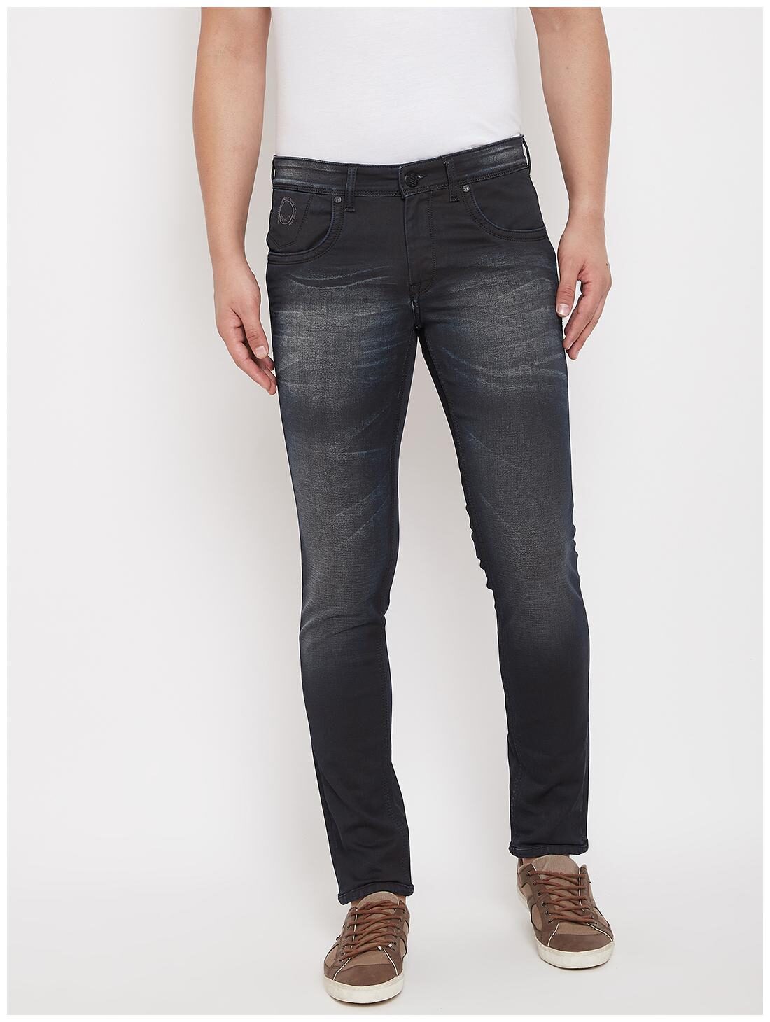 

CANARY LONDON Men Black Skinny Fit Jeans