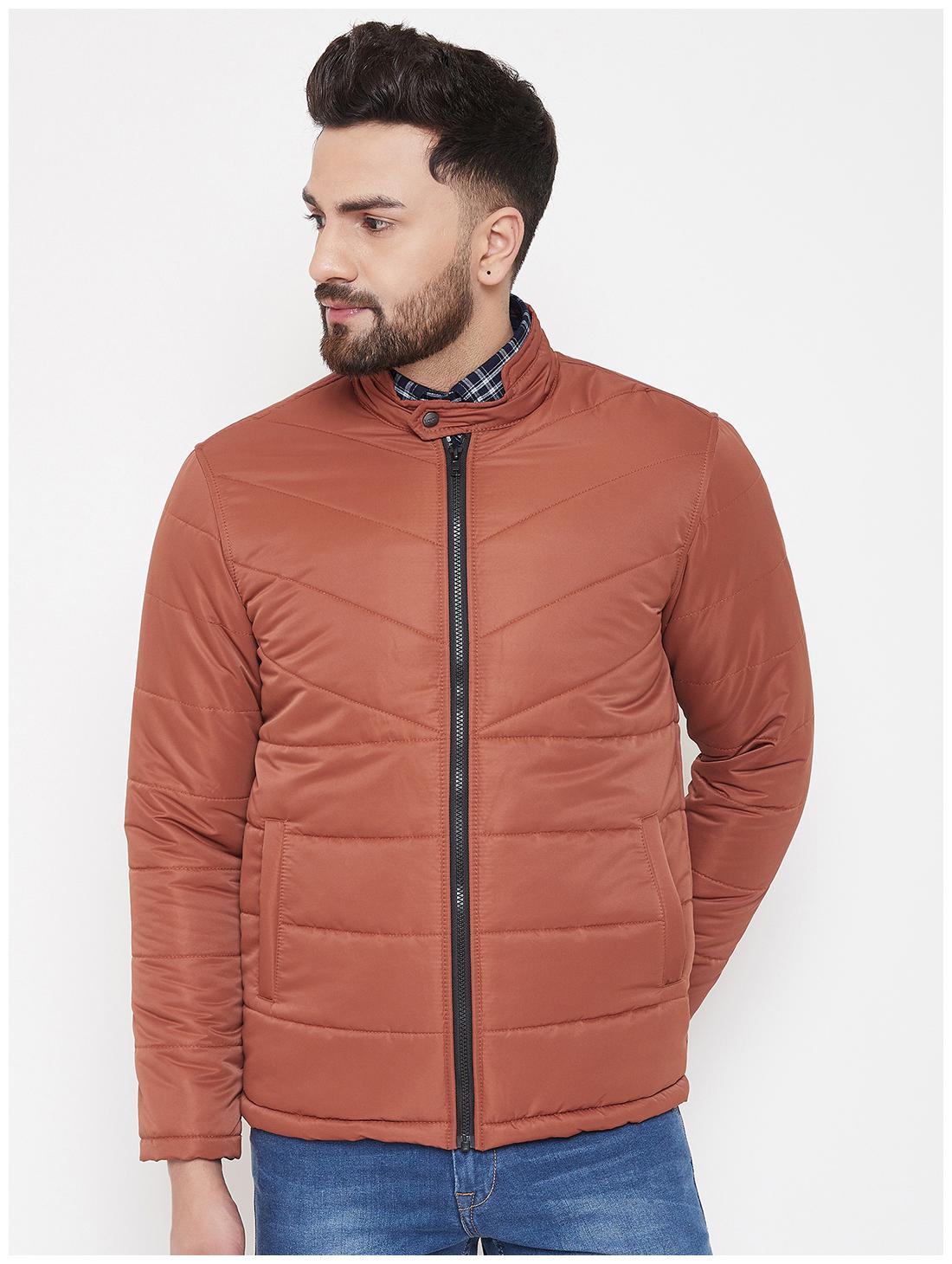 

CANARY LONDON Men Brown Solid Quilted jacket