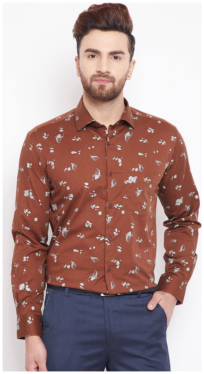 

CANARY LONDON Men Slim fit Formal Shirt - Brown