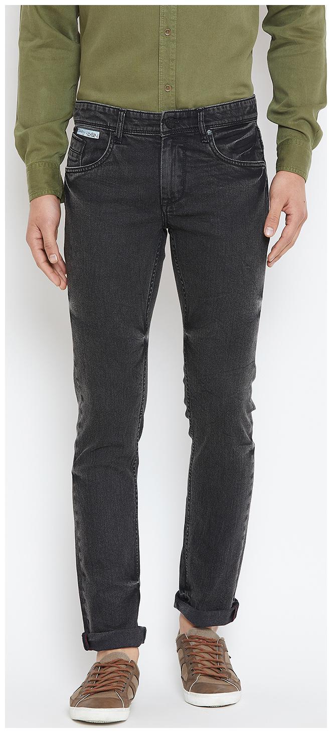 

CANARY LONDON Men Black Slim Fit Jeans