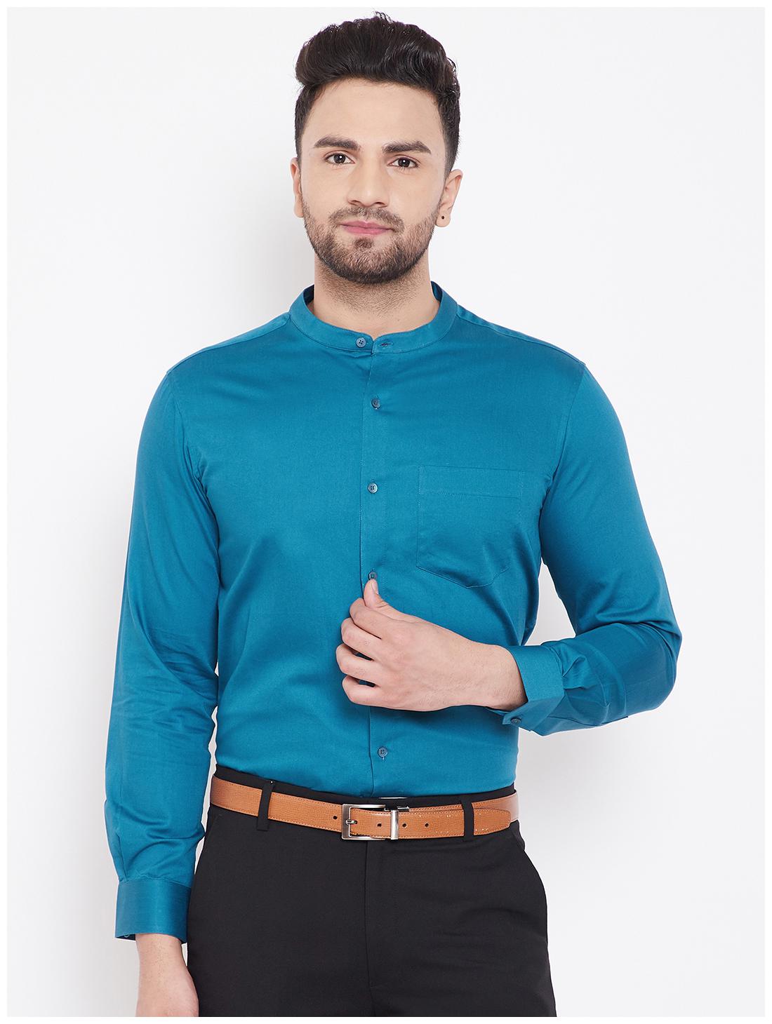 

CANARY LONDON Men Slim fit Formal Shirt - Turquoise