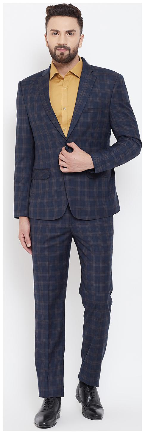

CANARY LONDON Men Polyester Suit Blue color