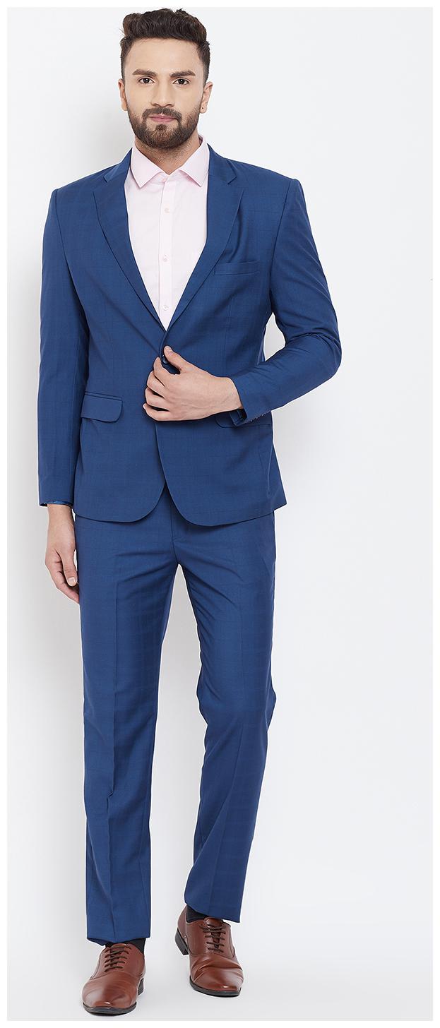 

CANARY LONDON Men Polyester Suit Blue color