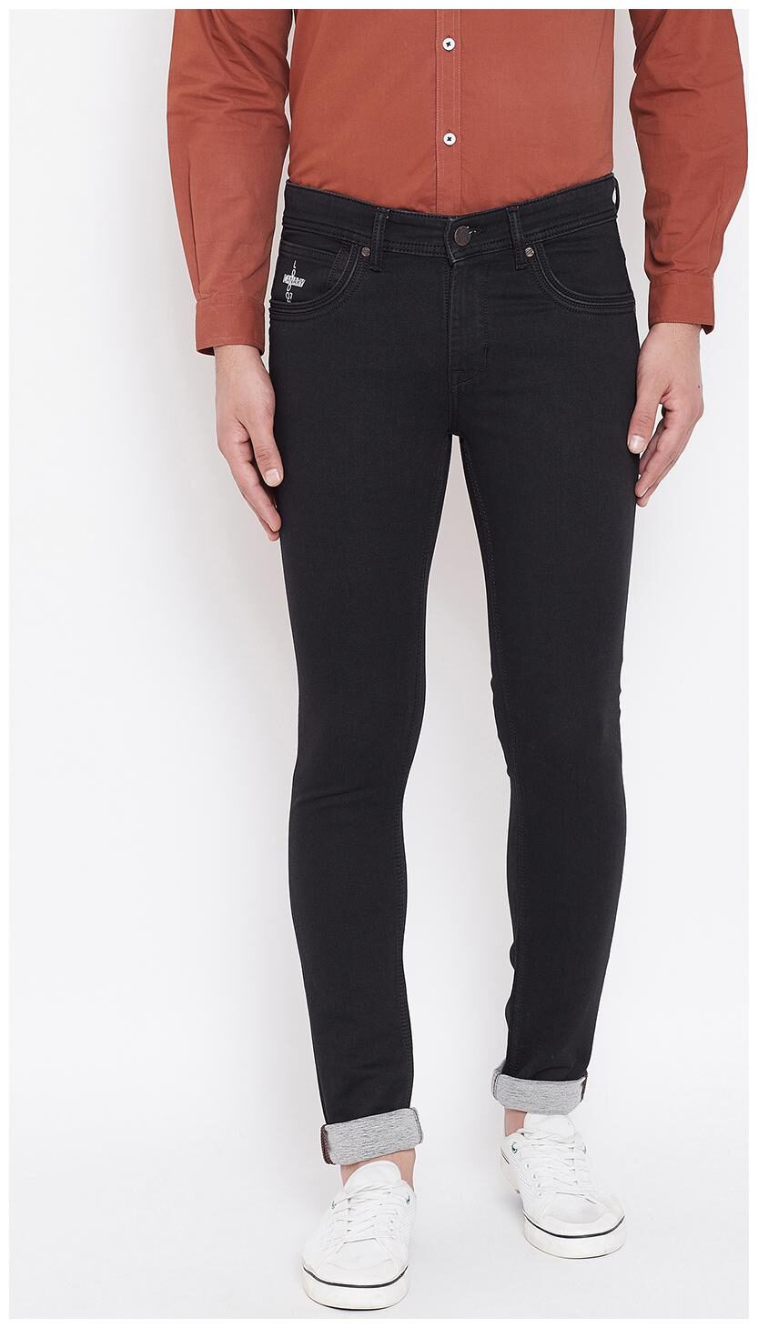 

CANARY LONDON Men Black Slim Fit Jeans