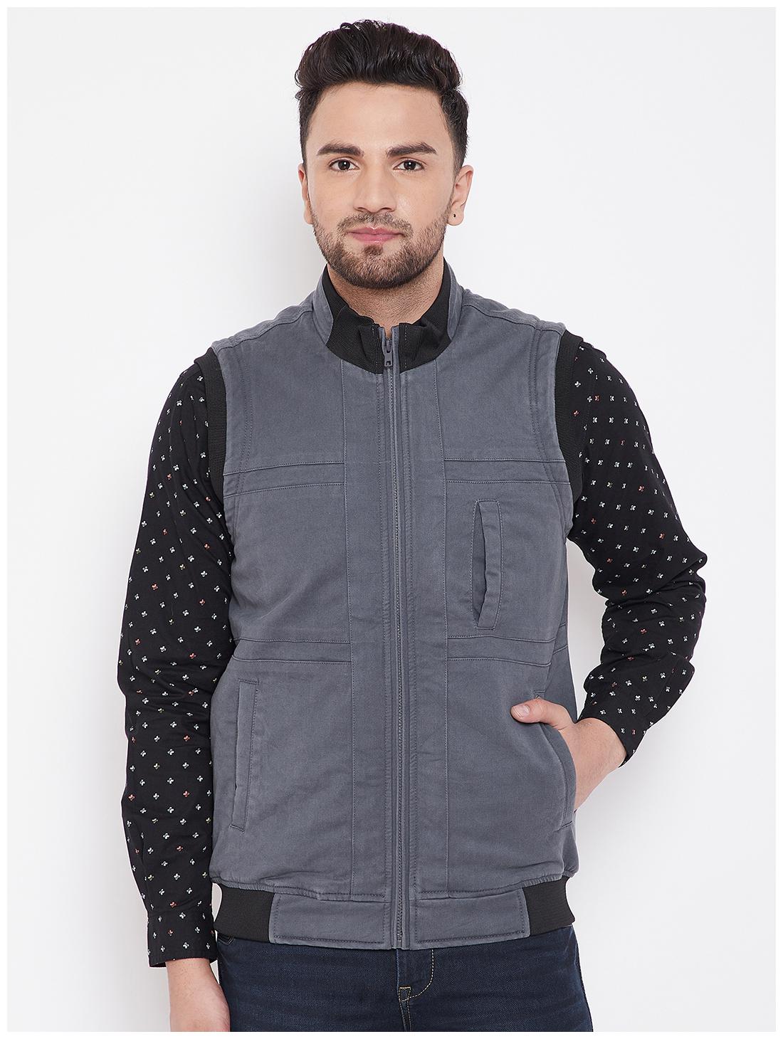 

Canary London Grey Solid Jacket